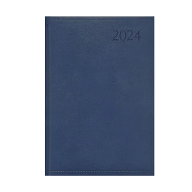 Kalendart Traditional 2024-es T020 B5 napi beosztású kék határidőnapló