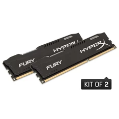 Kingston 16GB/1866MHz DDR-3 (Kit 2db 8GB) HyperX FURY fekete LoVo (HX318LC11FBK2/16) memória