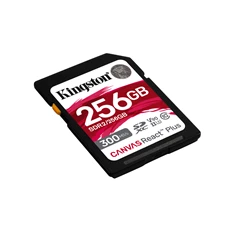 Kingston 256GB SD Canvas React Plus (SDXC Class 10 UHS-II U3) (SDR2/256GB) memóriakártya