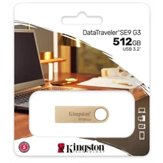 Kingston 512GB 3.2 Gen 1 DT SE9 G3 220MB/s fém Flash Drive