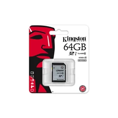 Kingston 64GB SD (SDXC Class 10 UHS-I) (SD10VG2/64B) memória kártya