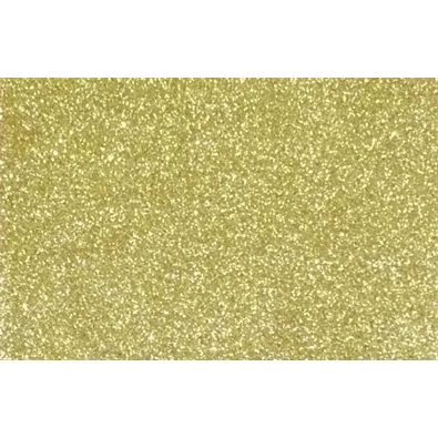 Kreatív 20x30cm öntapadós 2mm glitteres arany dekorgumilap