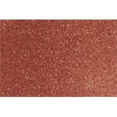 Kreatív 20x30cm öntapadós 2mm glitteres bronz dekorgumilap