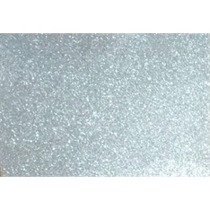 Kreatív 20x30cm öntapadós 2mm glitteres ezüst dekorgumilap