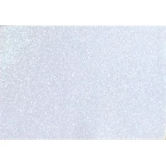 Kreatív 20x30cm öntapadós 2mm glitteres fehér dekorgumilap