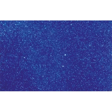 Kreatív 20x30cm öntapadós 2mm glitteres kék dekorgumilap