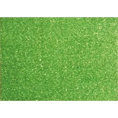 Kreatív 20x30cm öntapadós 2mm glitteres zöld dekorgumilap
