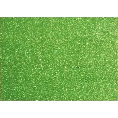 Kreatív 20x30cm öntapadós 2mm glitteres zöld dekorgumilap