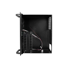 Lanberg SC01-3504-10B 19" 4U SZÉL:430 MÉLY:350 MAG:177 táp nélküli rack szerver ház