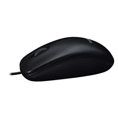 Logitech M100 USB fekete egér