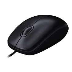 Logitech M100 USB fekete egér