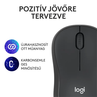 Logitech M240 Silent Bluetooth fekete egér