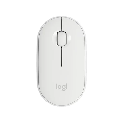 Logitech Pebble M350 Off-White vezeték nélküli BT egér