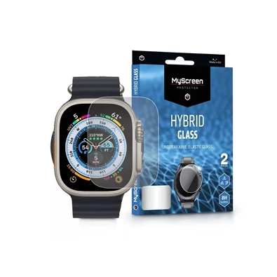 MSP LA-2286 Apple Watch Ultra (49mm) Hybrid Glass 2db rugalmas üveg kijelzővédő fólia