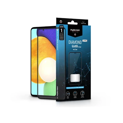 MSP LA-2081 Samsung Galaxy A52/A52 5G/A52s edzett üveg képernyővédő fólia - Diamond Glass Lite Edge2.5D Full Glue