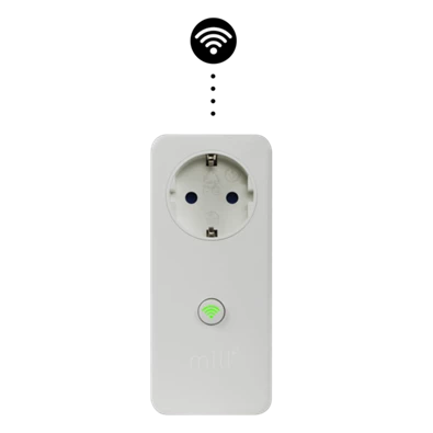 Mill WIFISOCKET3 WiFi beépített termosztáttal rendelkező intelligens konnektor