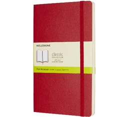 Moleskine Notesz Qp618F2 Puha Skarlát Piros "L" Sima