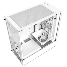 NZXT H5 Elite Fehér (Táp nélküli) ablakos ATX ház