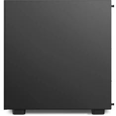 NZXT H5 Flow 2023 RGB All Black Edition Fekete (Táp nélküli) ablakos ATX ház