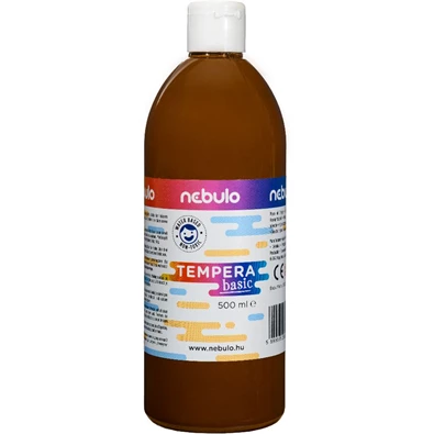 Nebulo 500ml-es barna tempera festék