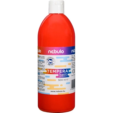 Nebulo 500ml-es piros tempera festék