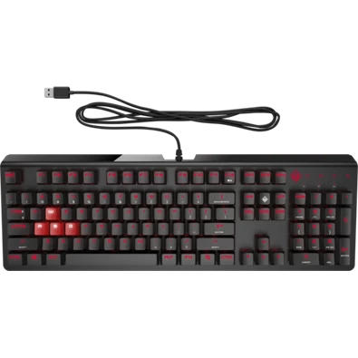 OMEN by HP Encoder Cherry MX Red fekete gamer billentyűzet