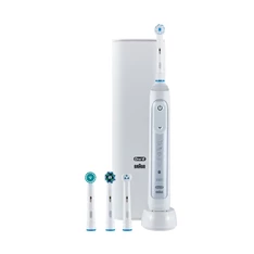 Oral-B Genius X 20000 Sensitive tokkal és pótfejekkel fehér elektromos fogkefe szett