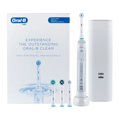 Oral-B Genius X 20000 Sensitive tokkal és pótfejekkel fehér elektromos fogkefe szett