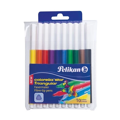 Pelikan Colorella Trio 10db-os vegyes színű rostirón készlet