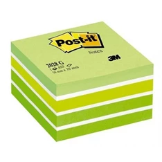 3M Post-it 2028 G 76x76mm 450lapos zöld jegyzettömb