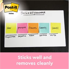 Post-it 6720YG 76x63mm 2x75lap bliszteres öntapadós színes jegyzettömb