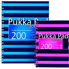 Pukka Pad Jotta Pad Navy Pink A4 200 oldalas vonalas spirálfüzet