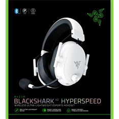 Razer BlackShark V2 HyperSpeed fehér vezeték nélküli gamer headset