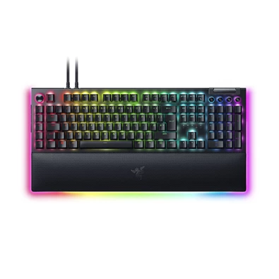 Razer BlackWidow V4 Pro UK fekete (green switch) gamer billentyűzet