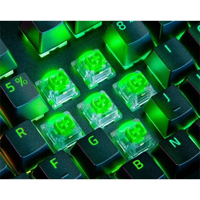 Razer BlackWidow V4 Pro US fekete (green switch) gamer billentyűzet