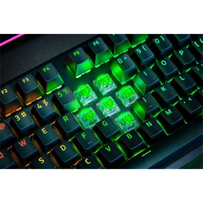 Razer BlackWidow V4 US fekete (green switch) gamer billentyűzet