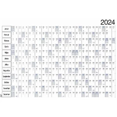 Realsystem 2024-es 6051-00 álló/fekvő plakátnaptár