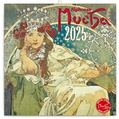 Realsystem 2025 Alphonse Mucha 6097-AM falinaptár