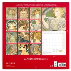 Realsystem 2025 Alphonse Mucha 6097-AM falinaptár