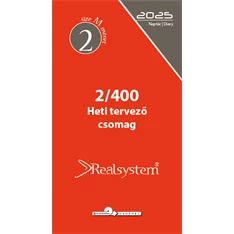 Realsystem 2/400 éves heti beosztású gyűrűs naptár kiegészítő