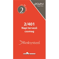 Realsystem 2/401 éves napi beosztású gyűrűs naptár kiegészítő