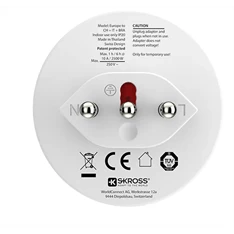 SKROSS (1.500272) Svájc/Olaszország/Brazília utazó adapter