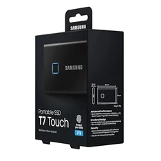 Samsung 2000GB USB 3.2 (MU-PC2T0K/WW) fekete ujjlenyomatolvasós T7 Touch külső SSD