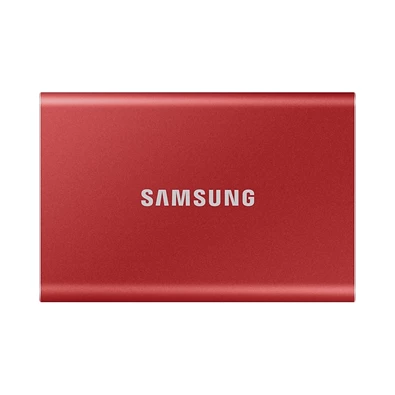 Samsung 2000GB USB 3.2 (MU-PC2T0R/WW) piros T7 külső SSD