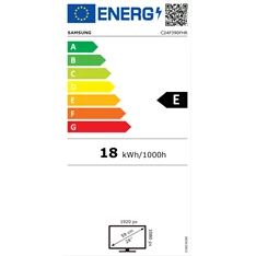 Samsung 23,5" C24F390FHR LED HDMI ívelt kijelzős monitor