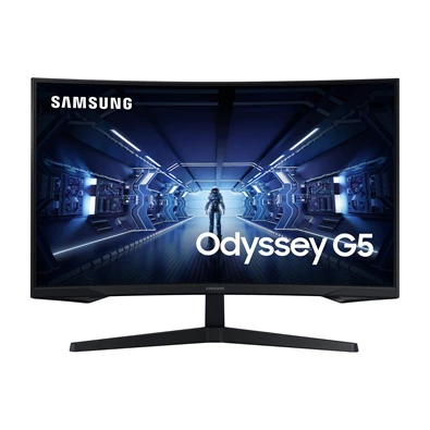 Samsung 32" LC32G55TQBUXEN VA WQHD 144Hz HDMI/DP ívelt gamer monitor