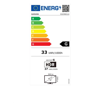 Samsung 32" LS32CM801UUXDU UHD HDMI HDR10+ Smart monitor