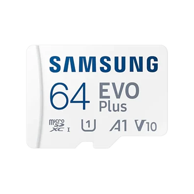 Samsung 64GB SD micro EVO Plus (SDXC Class10) (MB-MC64KA/EU) memória kártya adapterrel