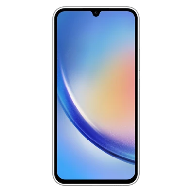 Samsung Galaxy A34 6/128GB DualSIM (SM-A346B) kártyafüggetlen okostelefon - király ezüst (Android)