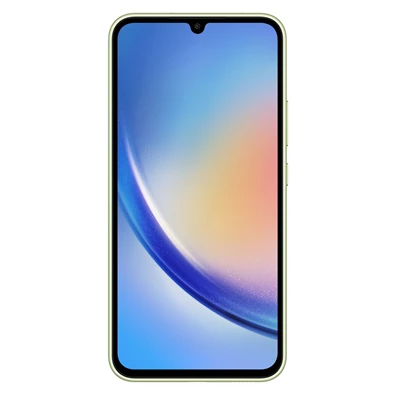 Samsung Galaxy A34 8/256GB DualSIM (SM-A346B) kártyafüggetlen okostelefon - király lime (Android)